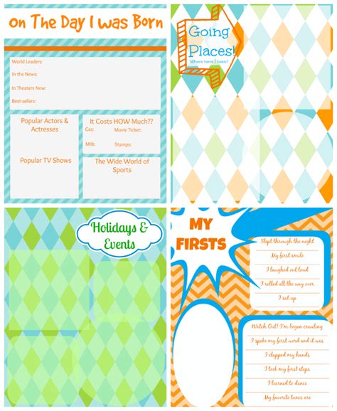 Done For You Adorable Printable Baby Book Pages - Free Download