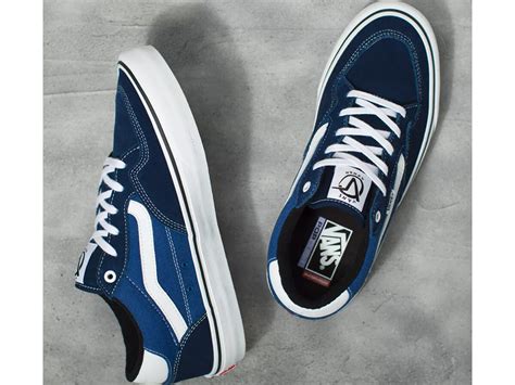 Vans "Rowan" Shoes - Navy/White | kunstform BMX Shop & Mailorder ...