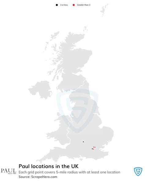 List of all PAUL Bakery locations in the UK - ScrapeHero Data Store