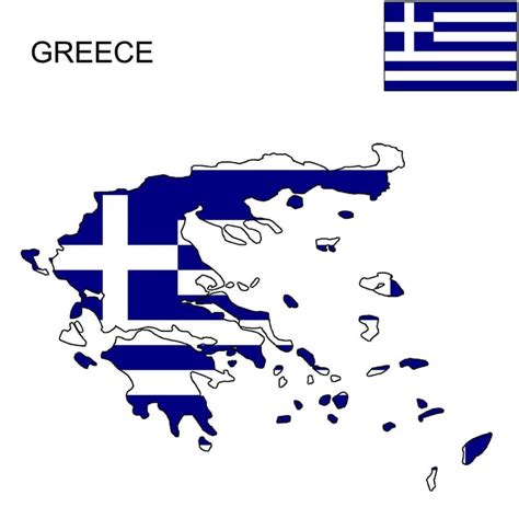 Greece Flag Map and Meaning | Mappr