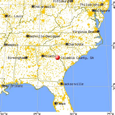 Columbia County, Georgia detailed profile - houses, real estate, cost ...