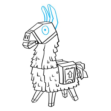 How to Draw Llama from Fortnite - Really Easy Drawing Tutorial