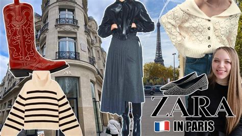 PARIS ZARA SHOPPING VLOG - Zara in Paris New Collection Fall Winter ...