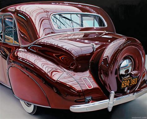 25 Extraordinary Hyper Realistic Car Paintings by Cheryl Kelley