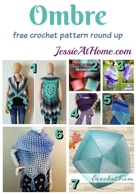 Ombre Crochet - such a pretty way to show off color! - Jessie At Home