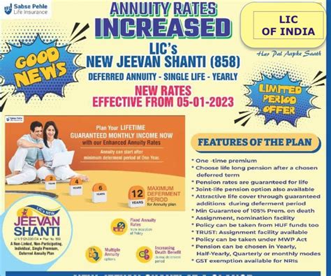 LIC New Jeevan Shanti Revised Pension Plan Calculator - LIC Insurance Plan Info 2024-25