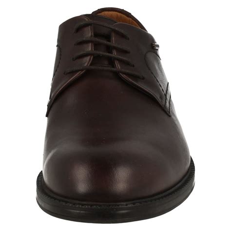 Mens Clarks Leather Lace Up Waterproof Goretex Shoes - Chilver Walk GTX