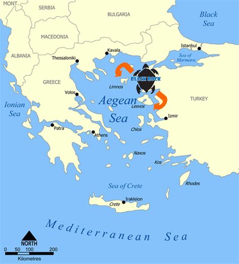 Lefkada Greece Map