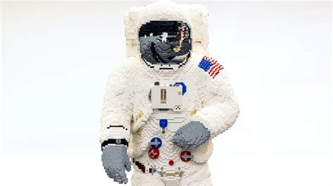 LEGO Built a Life-Sized Astronaut Model to Celebrate the 50th ...