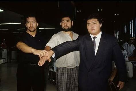 The Three Musketeers , Masahiro Chono, Keiji Mutoh (Muta) and Shinya Hashimoto | Japanese ...