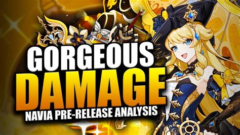 NAVIA PRE-RELEASE ANALYSIS | Overview of her kit, Artifacts, Weapons, Teams | GENSHIN IMPACT ...