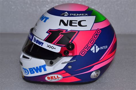 Sergio Perez Racing Point helmet 2019 season | Bell Helmet - 2019 season | frisianmodelcarshop ...