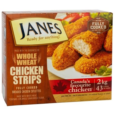 Janes Frozen Whole Wheat Chicken Strips 2kg | Fruitfull Offices