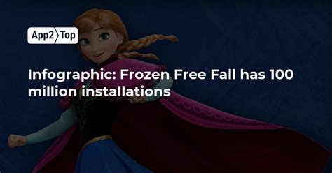 Infographic: Frozen Free Fall has 100 million installations | App2top