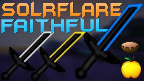 MINECRAFT PvP TEXTURE PACK - FAITHFUL EDIT 1.12.X/1.11X/1.10.X (solrflare) | v2 Review - YouTube