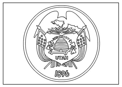 Utah State Symbols Coloring Pages | I Liked The Paintcolor Ideas So ...