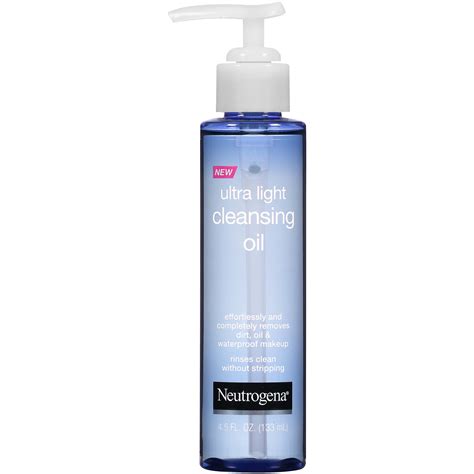 Neutrogena Ultra Light Face Cleansing Oil & Makeup Remover, 4.5 fl. oz - Walmart.com