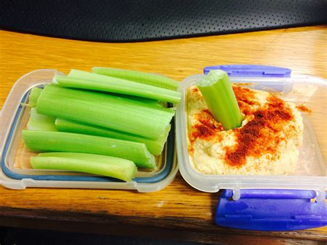 Homemade hummus with celery sticks. The perfect healthy snack | Healthy snacks, Homemade hummus ...