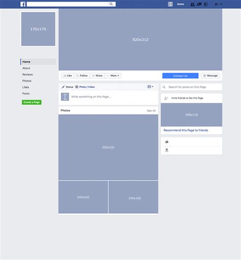 Facebook Business Page Template