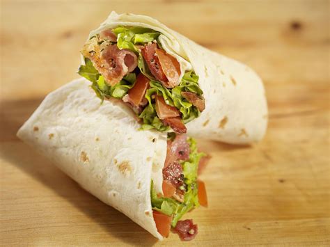 BLT Wrap Sandwiches Recipe