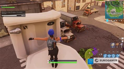 Fortnite Clock Tower, Pink Tree and giant Porcelain Throne locations | Eurogamer.net