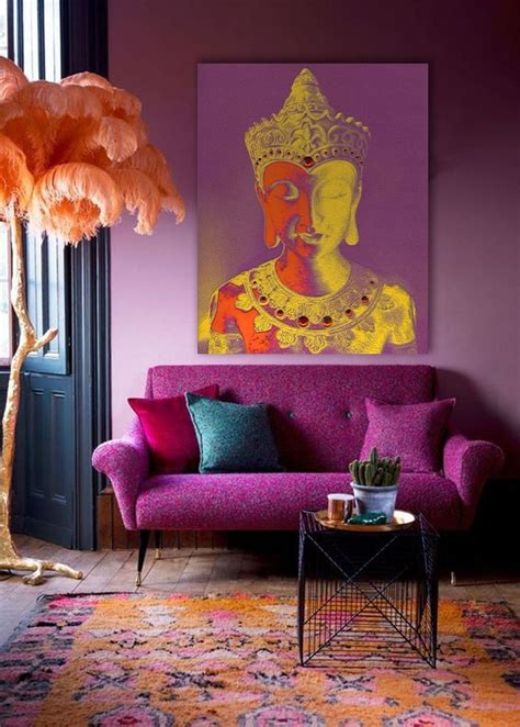 Purple Living Room, Colourful Living Room, Living Room Color, Living Room Carpet, Home Living ...