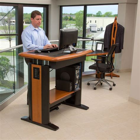 Stand Up Computer Desk - Huo Table Stand Up Computer Desk Can Stand Up ...