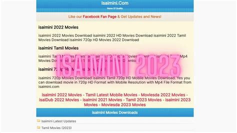 Isaimini 2023: Unveiling the Ultimate Guide to the Latest Tamil Movies ...