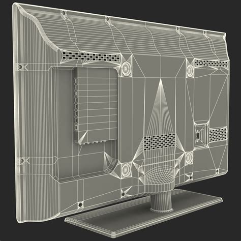 3d model samsung tv un55eh6070 55-inch