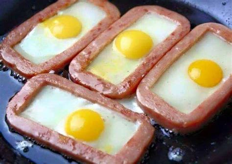 Spam and eggs. | Spam recipes dinners, Yummy food, Food