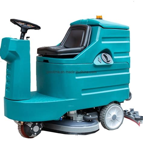 Electric Commercial Industrial Ride on Floor Scrubber Dryer for ...