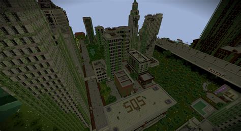 Minecraft map zombie apocalypse city - duwera