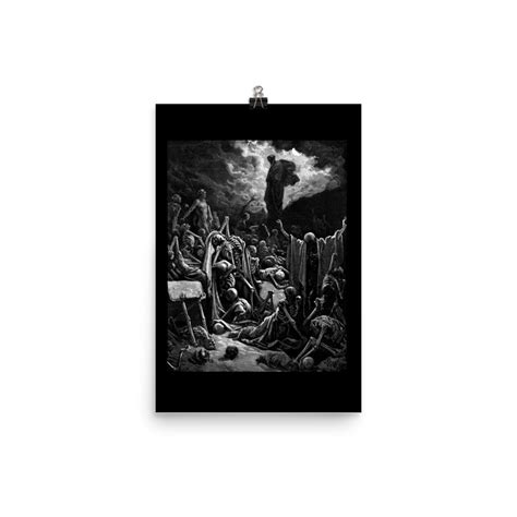 Gustave Doré The Vision of The Valley of The Dry Bones - Art print ...