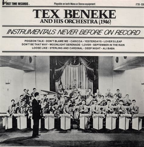 Tex Beneke And His Orchestra - Tex Beneke And His Orchestra (1946 ...