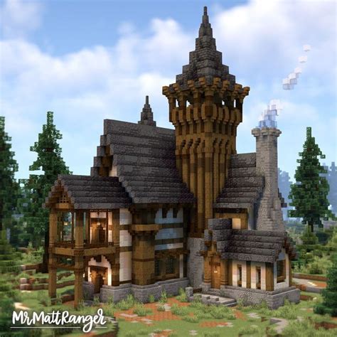 Minecraft Medieval Castle, Minecraft Castle Blueprints, Minecraft City ...