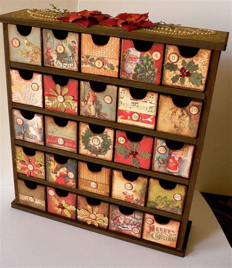 Diy Wooden Advent Calendar With Drawers