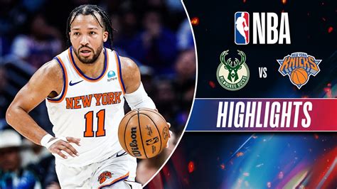 Watch Milwaukee Bucks Vs New York Knicks - Highlights Video Online(HD) On JioCinema