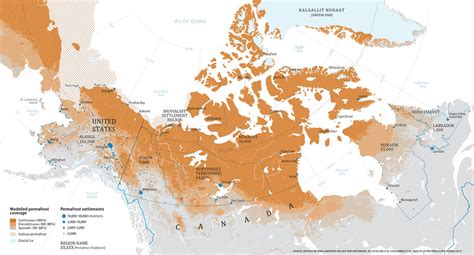 Frozen states - North America | Map of permafrost coverage a… | Flickr