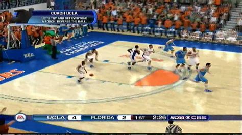 NCAA Basketball 10 Gameplay - UCLA Bruins at FLA Gators (PS3) - YouTube