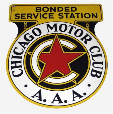 Bonhams : CHICAGO MOTOR CLUB AAA BONDED SERVICE STATION'