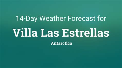 Villa Las Estrellas, Antarctica 14 day weather forecast