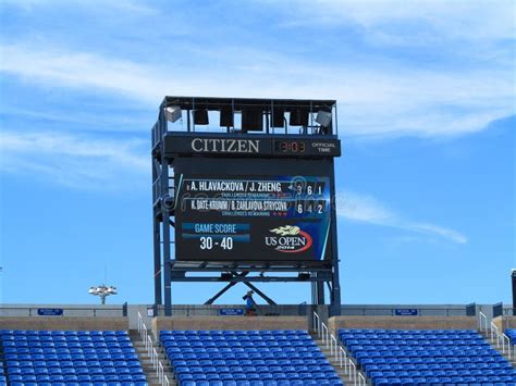 U. S. Open Tennis - Louis Armstrong Stadium Editorial Image - Image of ...