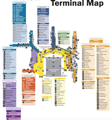 Baltimore Airport Map – BWI Airport Parking Map, 60% OFF