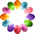 Easter Egg Frame Transparent PNG Clip Art | Gallery Yopriceville - High ...