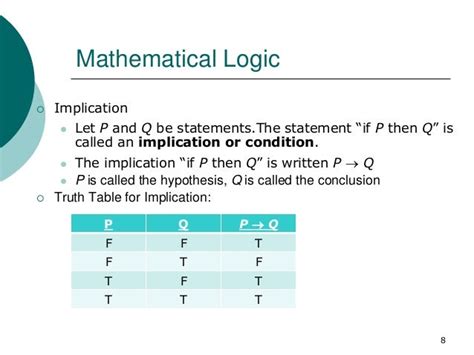 Mathematical Logic - Part 1