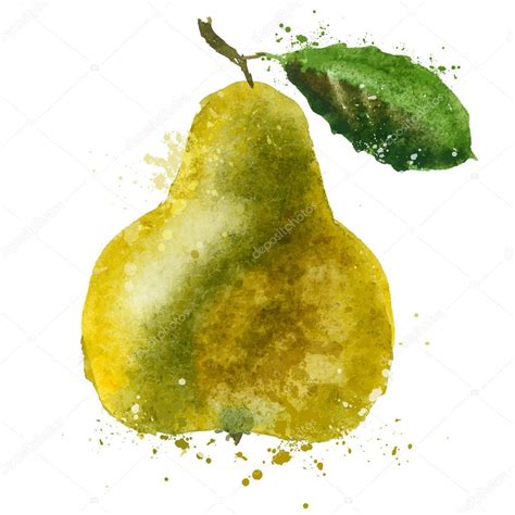 PEAR vector logo design template. fruit or food icon. Stock Vector by ©sergeypykhonin 66013217