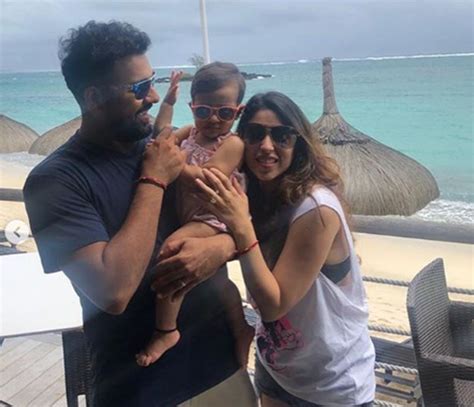 Rohit Sharma's daughter turns 1 - Rediff Cricket