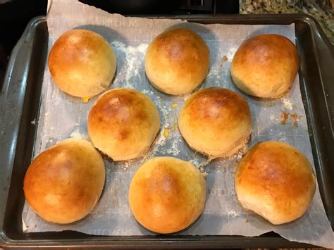 Fresh Burger Buns - The family went berserk !!! : r/Breadit