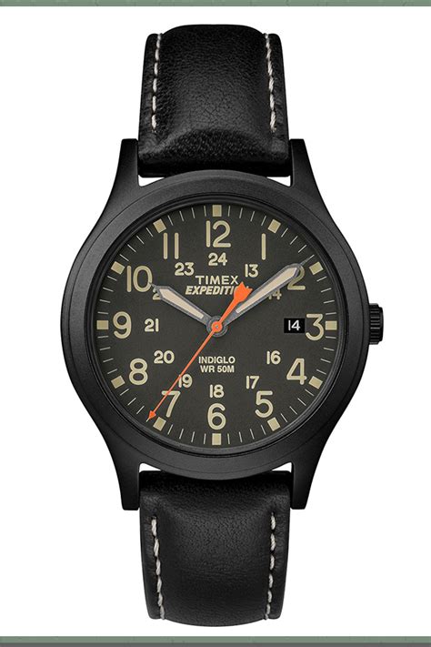 timex expedition leather strap