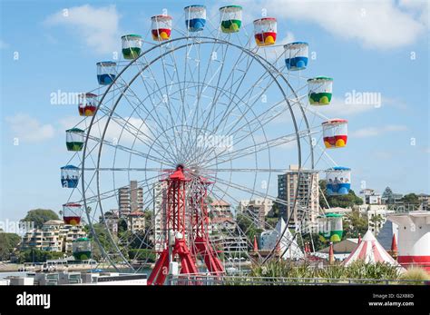 Ferris Wheel at Luna Park Sydney, Milsons Point, Sydney, New South Wales, Australia Stock Photo ...